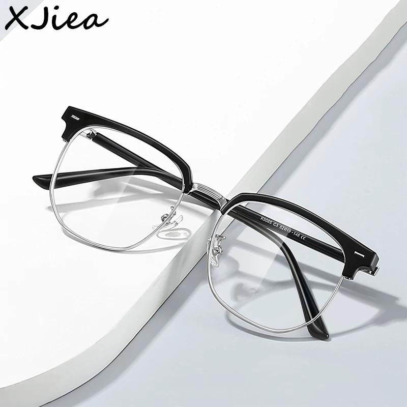 XJiea – lunettes photochromiques Anti-lumière bleue pour hommes et femmes, rectangulaires, semi-sans
