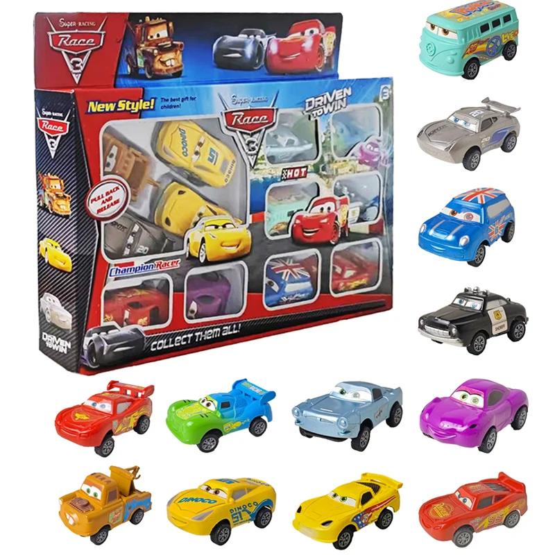 Mini voiture originale Disney Pixar, voiture 3 Lightning McQueen, voiture à rebond en PVC, modèle de