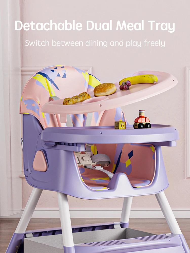 PANGDUBE Siège bébé chaise de repas pour tout-petits chaise haute pour dîner chaise d'alimentation p