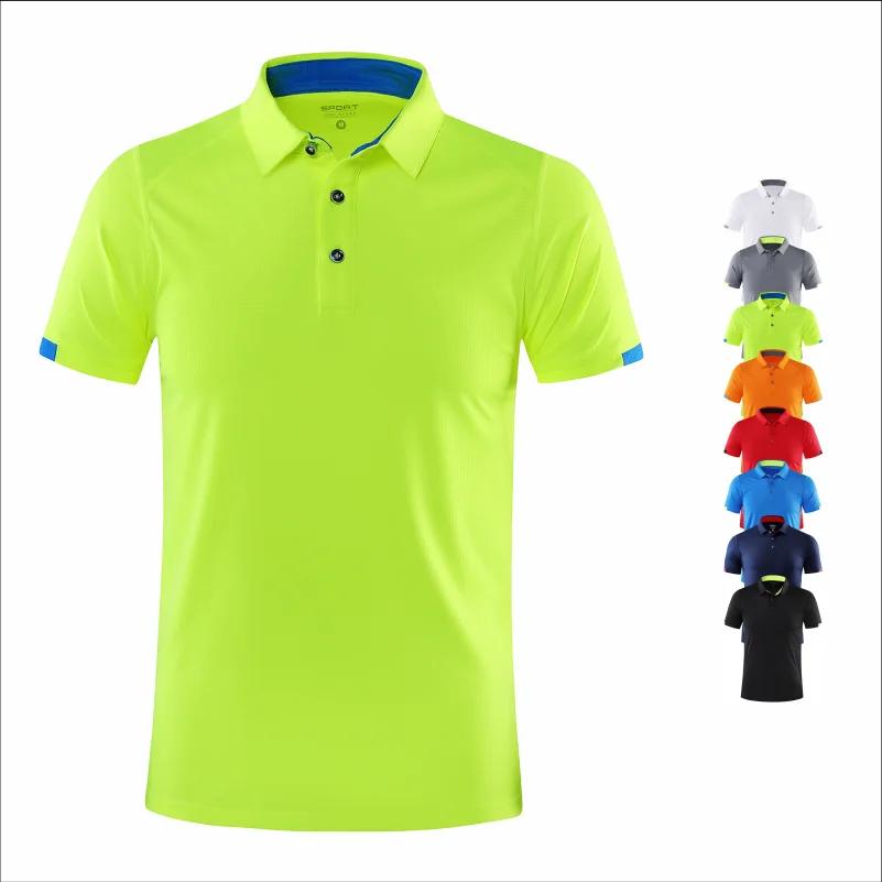 Polo à manches courtes à séchage rapide, marque de groupe d'entreprise de Golf, revers respirant, sp