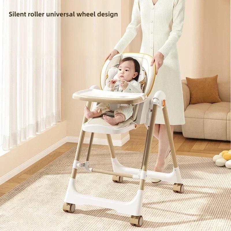 Chaise de salle à manger pliable 2 en 1 pour enfants, balançoire à bascule pour bébé, fauteuil de sa