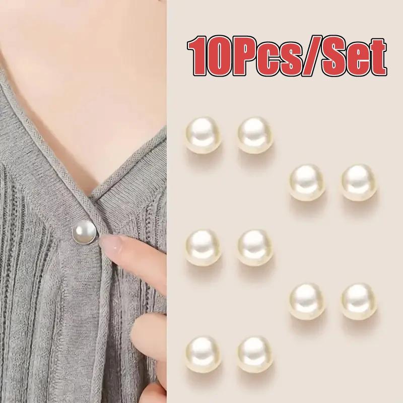 Épingles à boutons en perles, couvre-boutons de sécurité décoratifs pour chaussures, chapeaux, sacs,