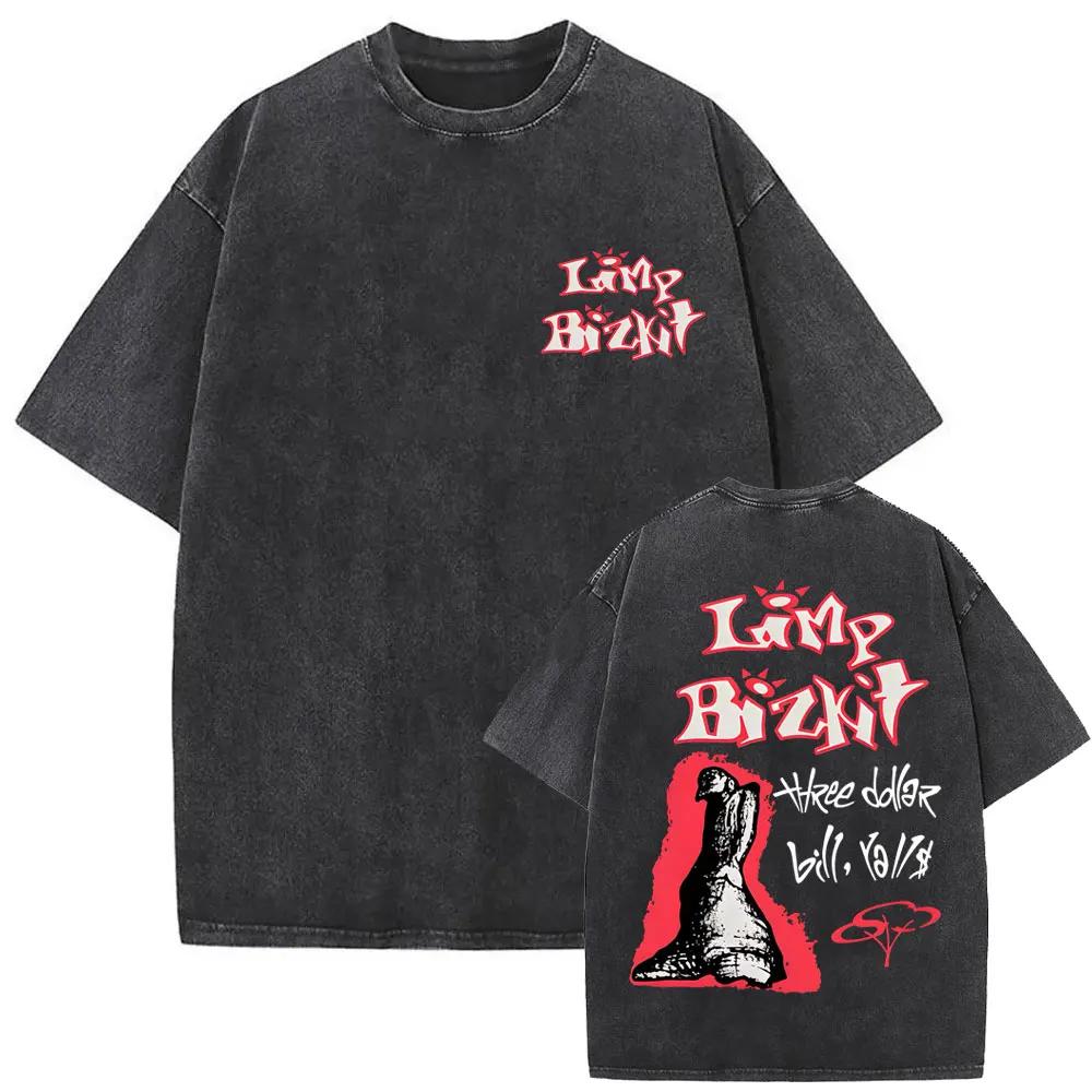 Lavé Vintage groupe de Rock Limp Bizkit significatif autre impression T-shirts hommes femmes Hip Hop