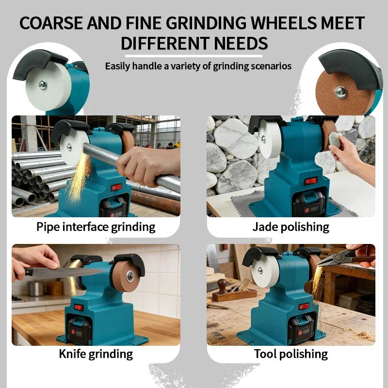 Meuleuse électrique sans fil Electric Goddess 200W pour batterie Makita 18V ﻿ Pierre à polir et à af