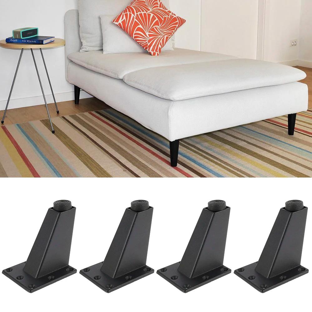 Pieds de Meuble Réglables en Métal Antidérapants, Canapé-Lit, Table, Meuble TV, Support Optique en A