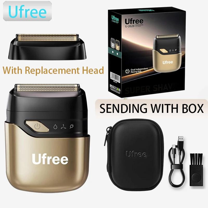 Ufree rasoir à feuille pour hommes, rasoir électrique amélioré, rasoir rechargeable pour hommes avec