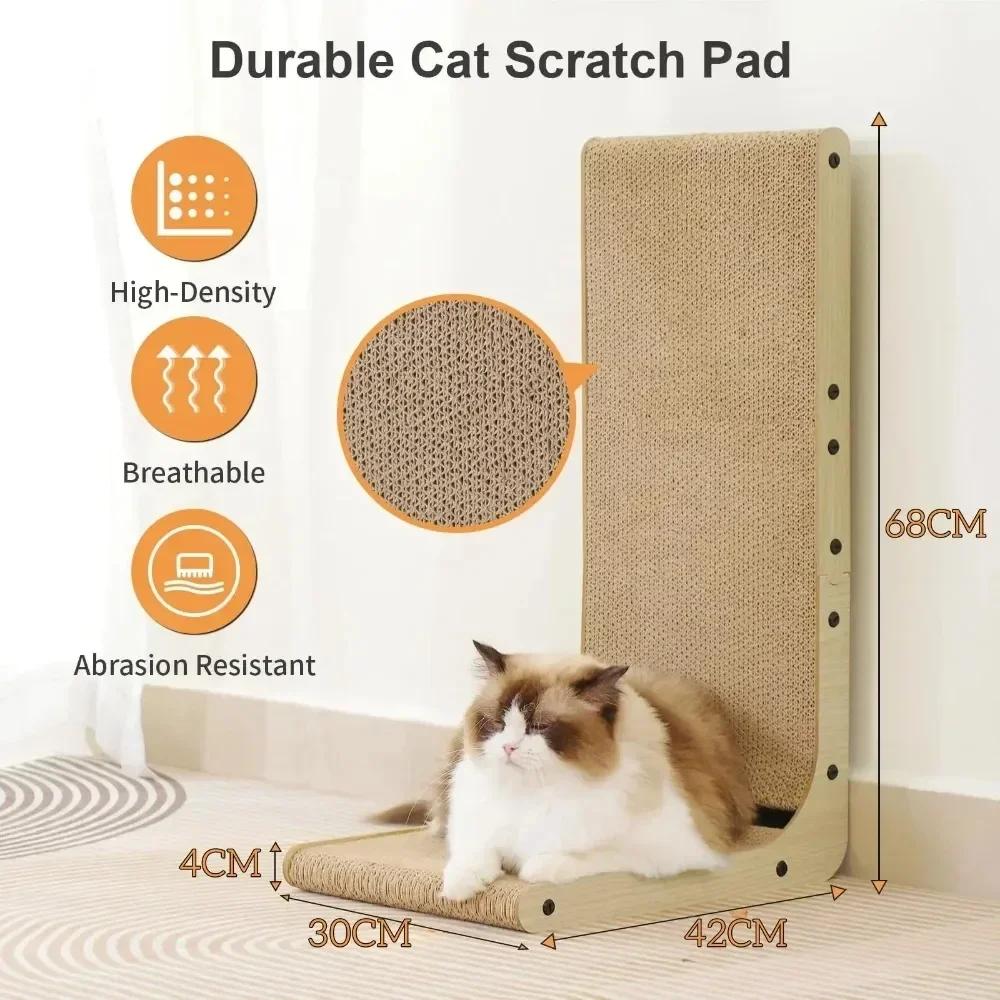 Grattoir pour chat, poste à gratter Vertical, résistant à l'usure, planche à gratter pour chats, jou