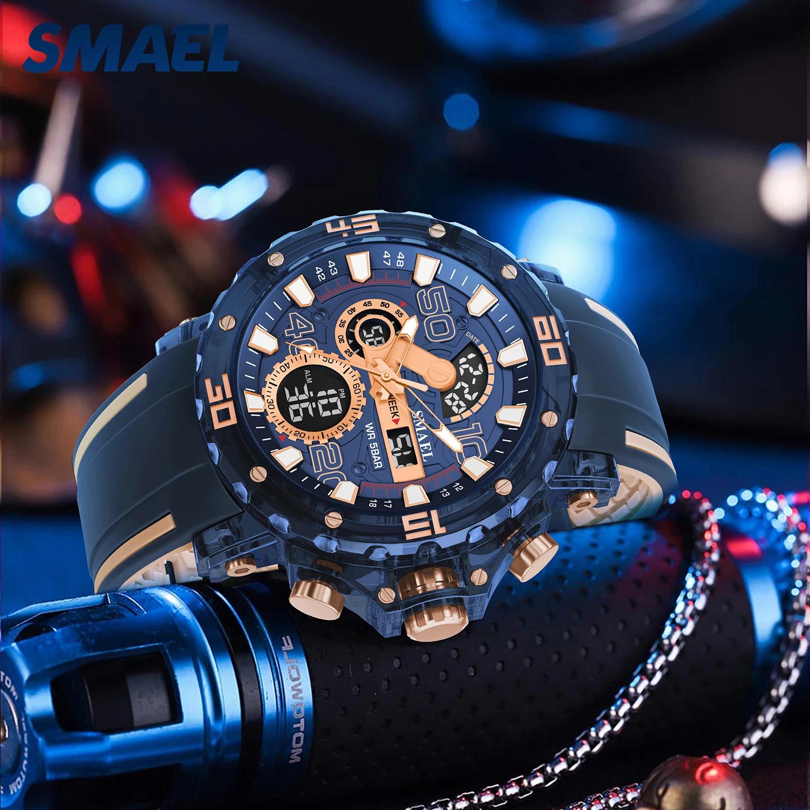 Montres militaires hommes montre 2025 nouveau 50M étanche montre-bracelet chronomètre alarme lumière