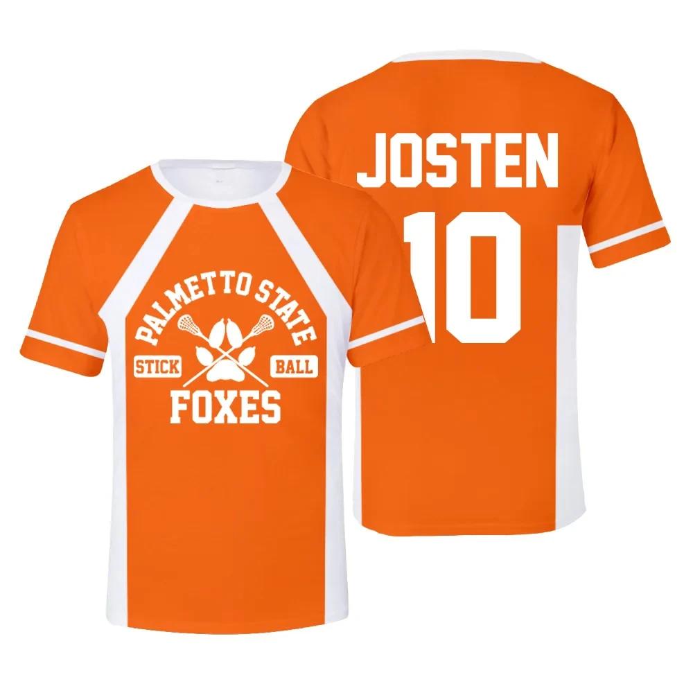 Nouveau The Foxhole Court Palmetto State Foxes crosse Jersey Cosplay WILDS MINYARD 3D T-shirt hommes