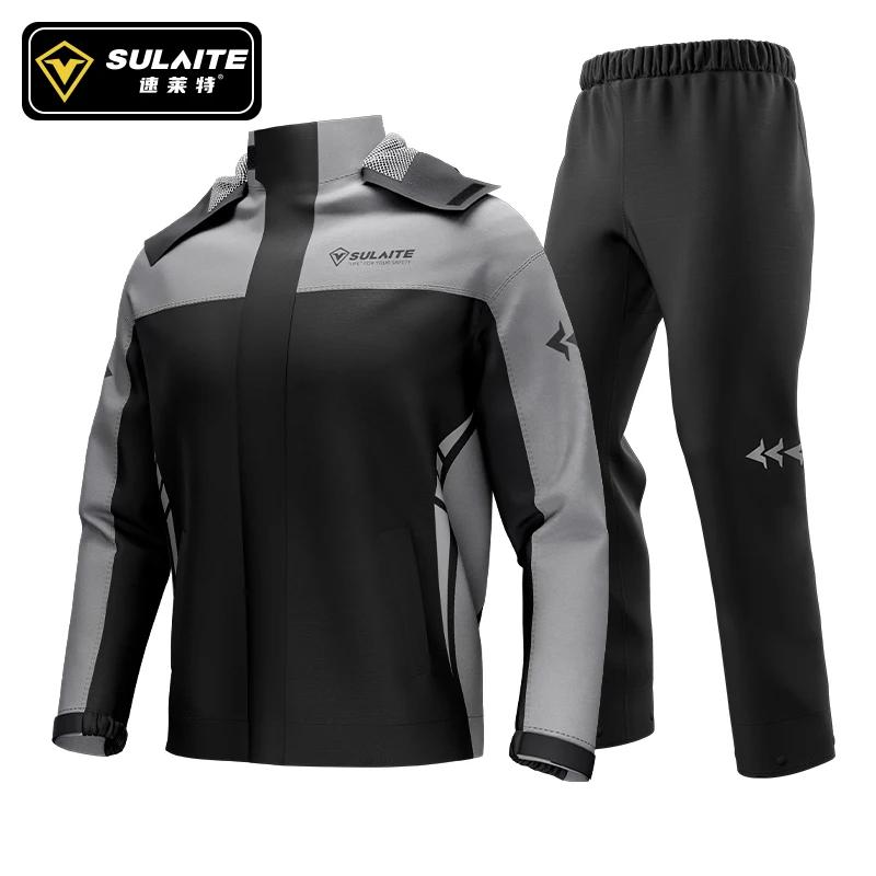 SULAITE moto imperméable costume hommes en plein air imperméable vêtements de pluie chaussures couve