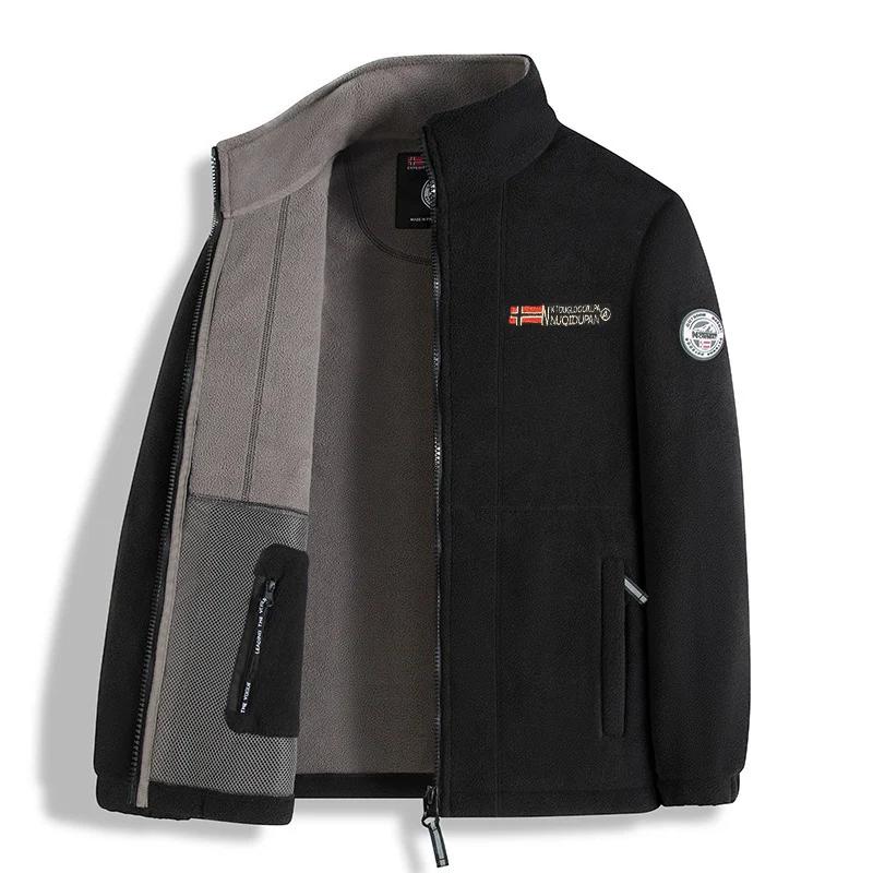 Veste d'hiver flambant neuve pour hommes, polaire épaisse, Design de qualité en plein air, chaud, mo