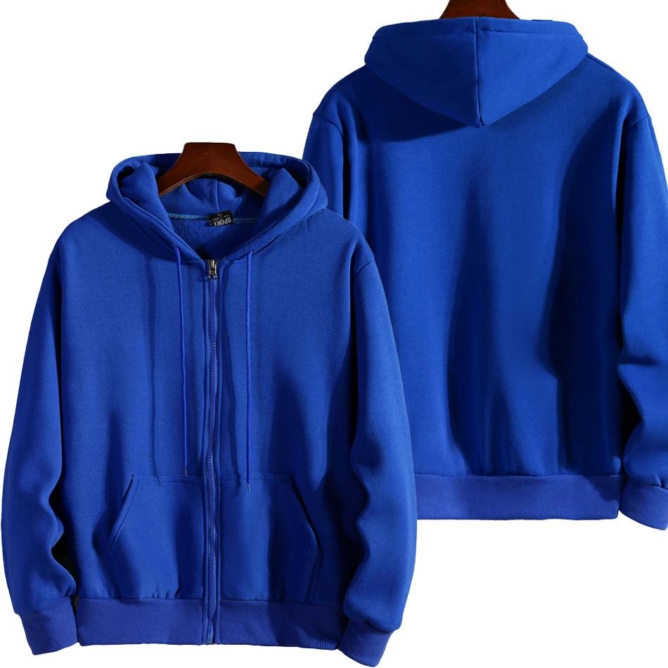 Sweat à capuche à manches longues pour femmes et hommes, sweats à capuche zippés, vêtements de sport