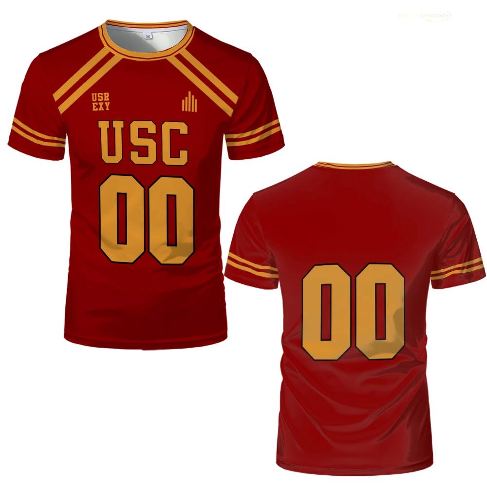 Maillot de Hockey The Foxhole Court Lacrosse, uniforme de Cosplay USC Trojans, T-shirt de sport resp