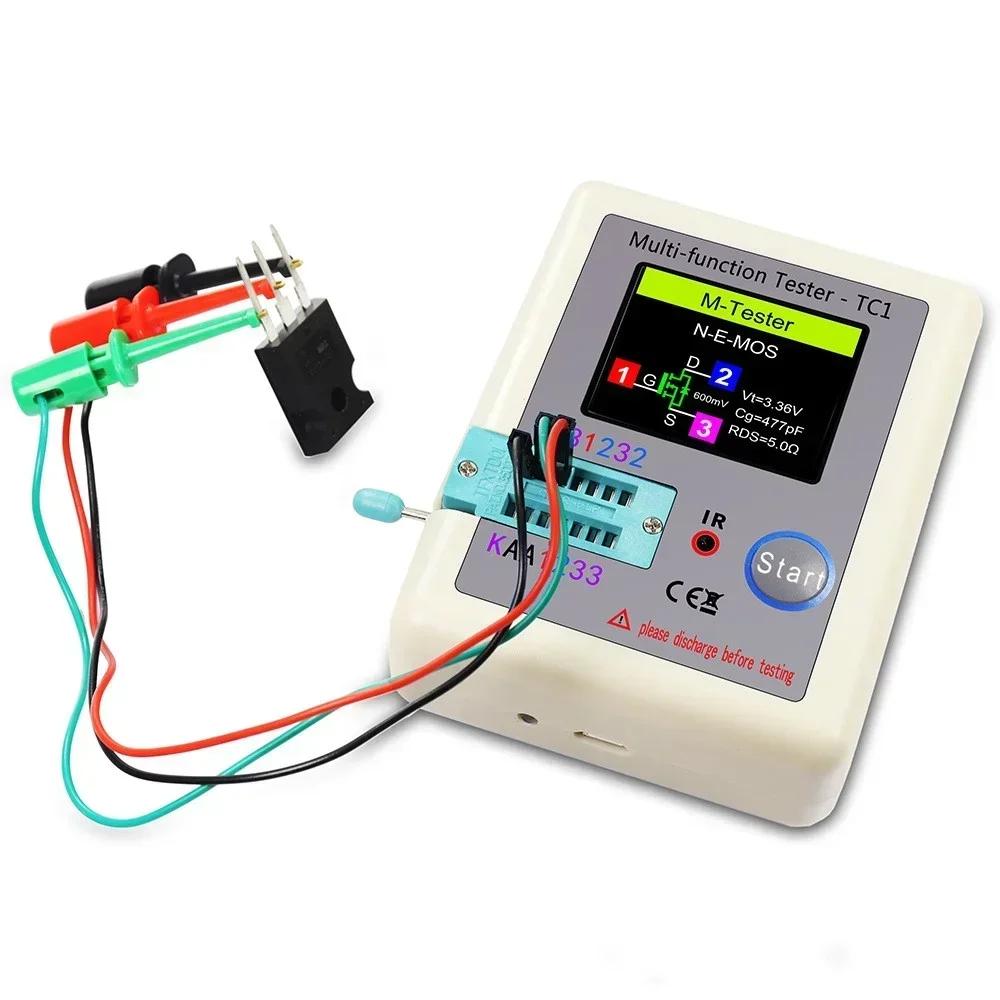 LCR TC1 1.8 "TFT LCD affichage multimètre Transistor testeur Diode Triode condensateur résistance Te