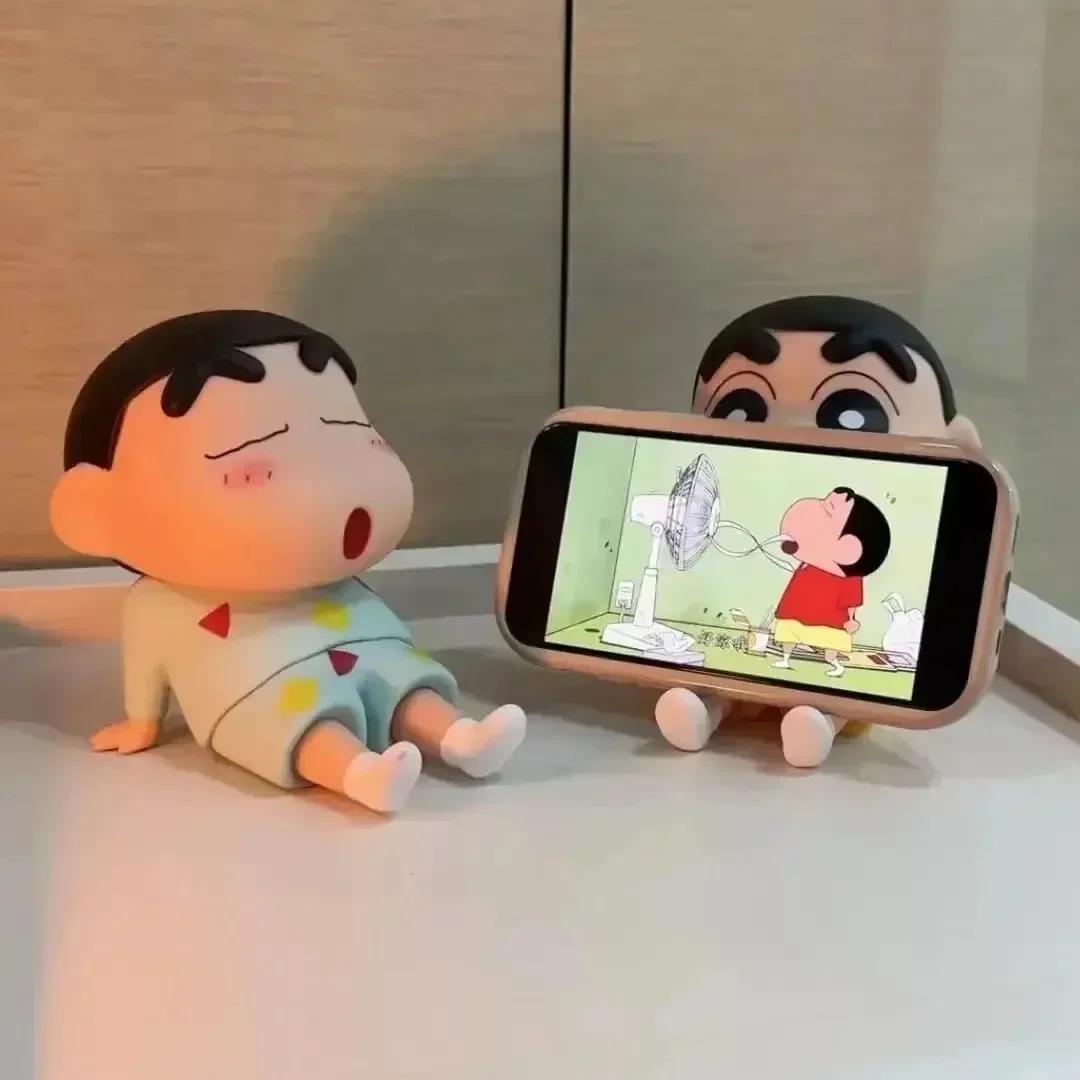 Mignon nouveau Crayon figure Anime Support pour téléphone & & Figure de dessin animé ornements de bu