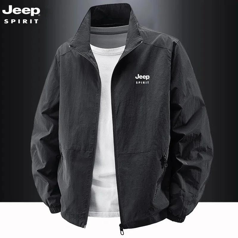 Veste à col montant JEEP Spirit, vêtements de travail décontractés pour le printemps et l'automne, t