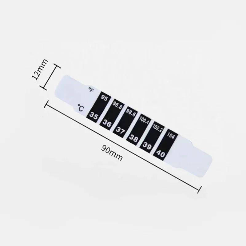 10/20 pièces front tête bande thermomètre eau lait thermomètre fièvre corps bébé enfant enfant Test 