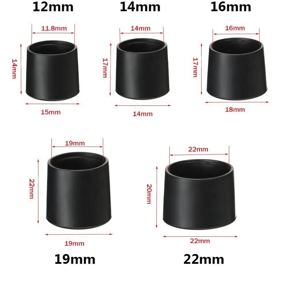 Coussinets en silicone coordonnants pour pieds de chaise en PVC, housses rondes astronomiques, prote