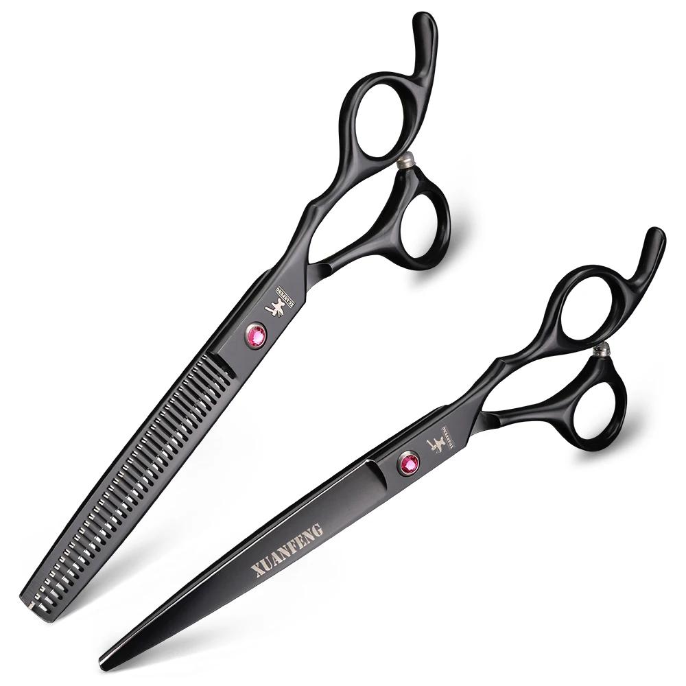 Ciseaux de coupe de coiffeur en acier 6cr13, ciseaux à effiler, ciseaux à cheveux pour animaux de co