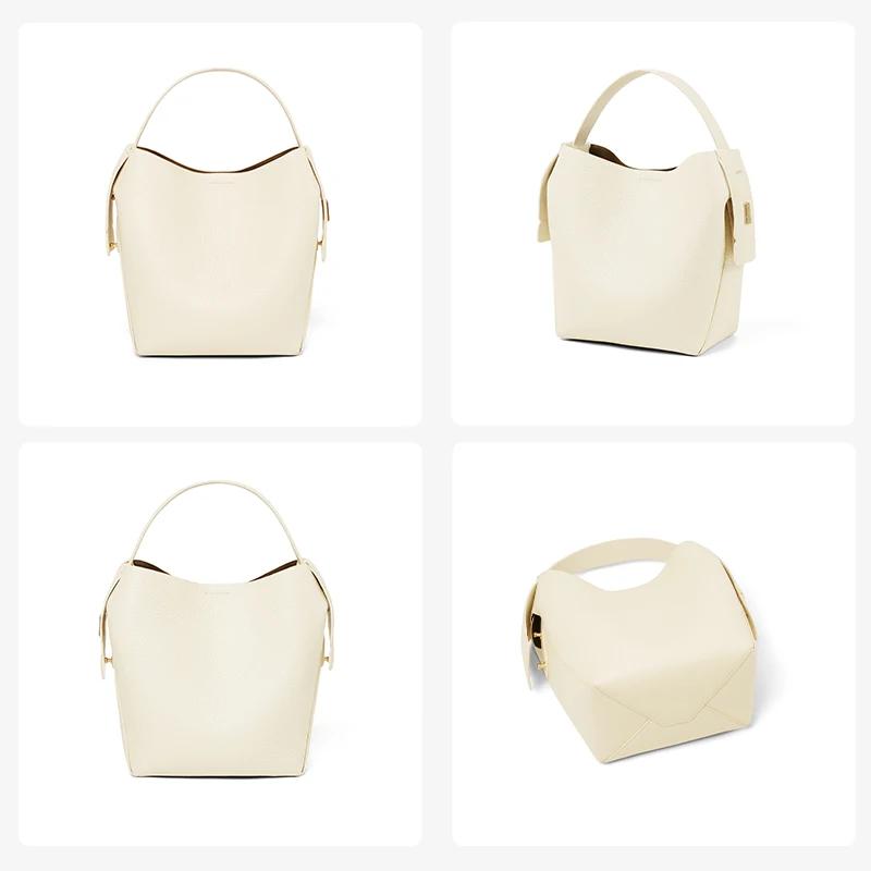 LA FESTIN marque originale en cuir véritable dames sac à main épaule sac à bandoulière Portable sac 