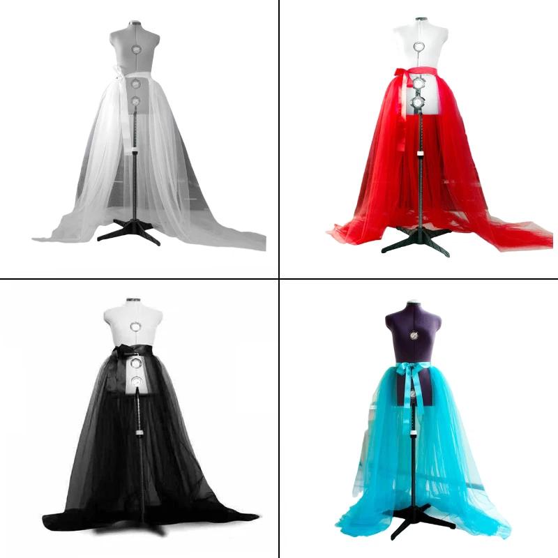 Steampunk Tulle jupe 3 couches Tutu jupes femmes gothique Punk Sexy Lolita Cocktail fête Club cravat