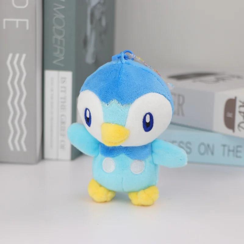 Porte-clés Original Pokemon Espeon Clefairy Jigglypuff Piplup, jouets en peluche ronflex Mimikyu Spr