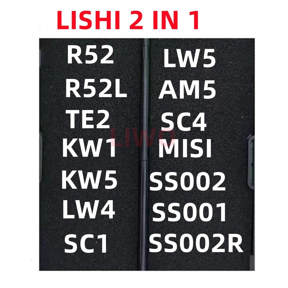 Lishi-Outils 2 en 1 HU56 HU58 HU64 HU66 HU71 HU83 HU87 HU92 HU100 HU100(10) HU101 HU100R HU134 HU136