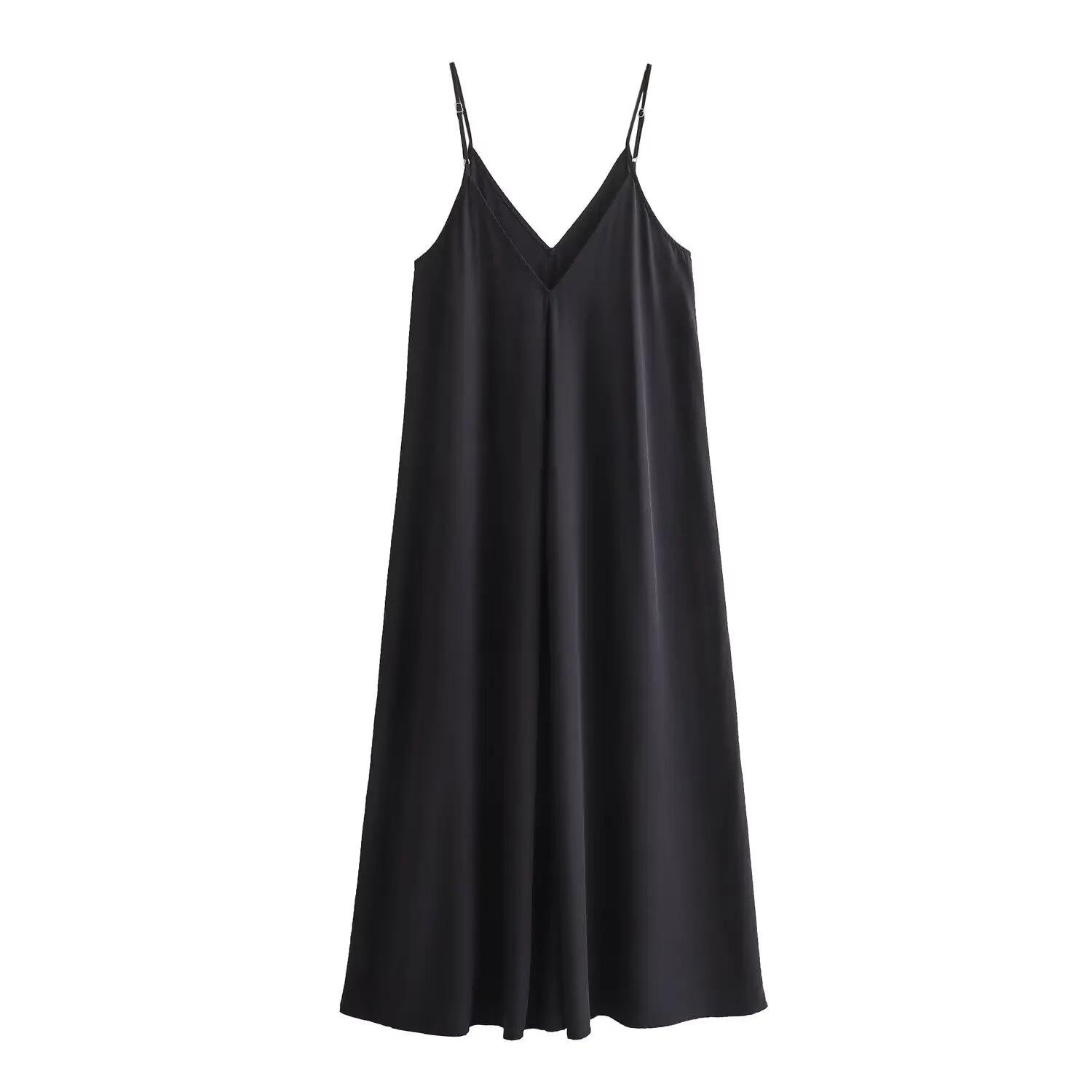 MUJER noir Slip longues robes pour femmes rouge drapé robe d'été femme 2025 Sexy dos nu Maxi robe fe