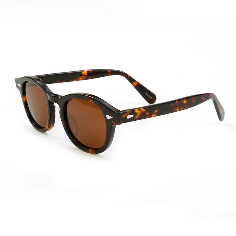 Lunettes de soleil polarisées Johnny Depp pour hommes et femmes, lunettes de soleil vintage, monture