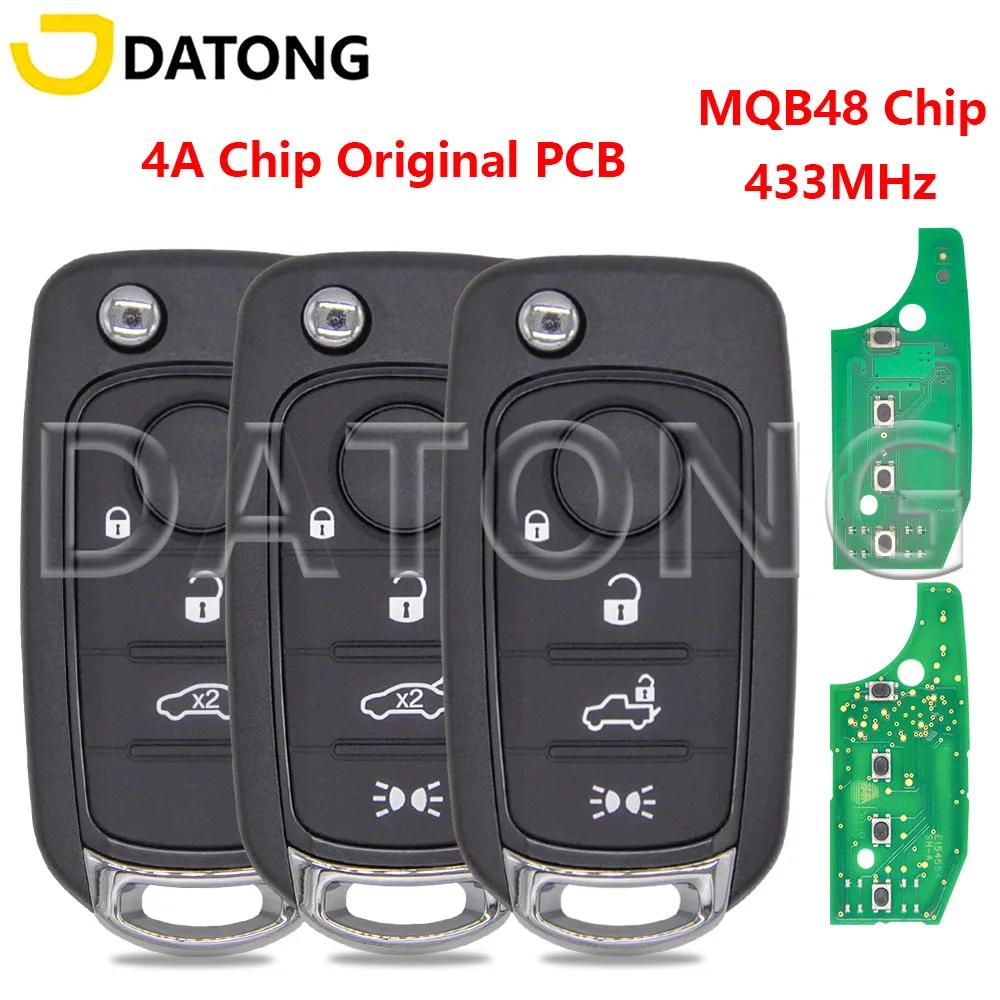 Datong World 2ADPXFI5AM433TX puce 4A originale puce MQB48 433MHz clé à distance de voiture pour Fiat