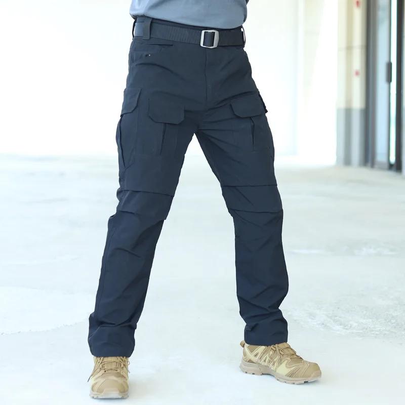 Pantalon tactique de travail multi-poches pour hommes, imperméable, pour Sports de plein air, randon