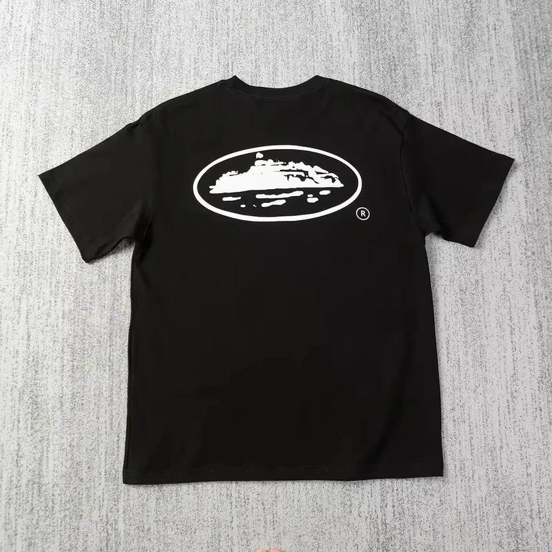 Nouveau T-shirt d'été 2026 à manches courtes imprimé bateau, col rond ample, respirant, demi-manches