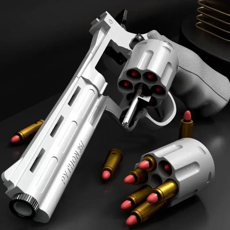 ZP5 357 pistolet lanceur de Revolver EVA balle de fléchette souple jouet pistolet Airsoft CS jeu de 
