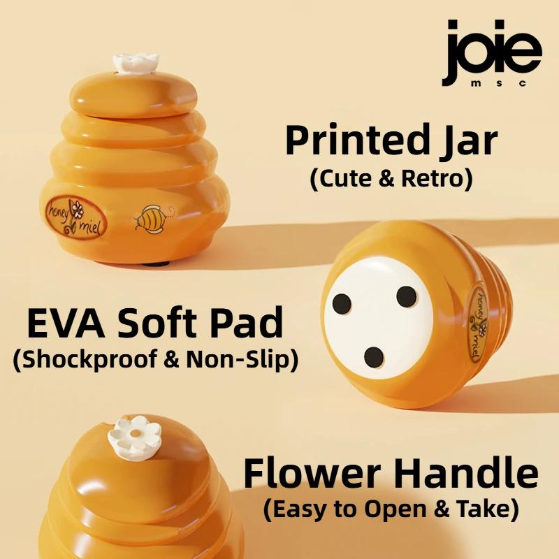 Joie pot de stockage de miel en céramique 150ml et pot de miel Dipper avec couvercle barre d'agitati