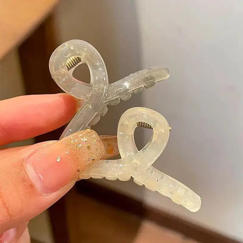 Mini pince à cheveux mignonne pour petite fille, 4.5cm, frange Semi-transparente, Clip latéral, peti