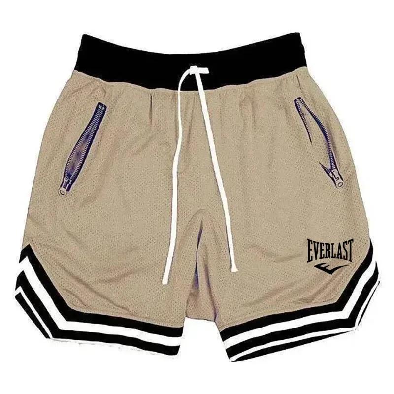 Shorts de basketball EVERLAST 2026 pour hommes – Nouveauté été, décontracté, ample, respirant, en ma
