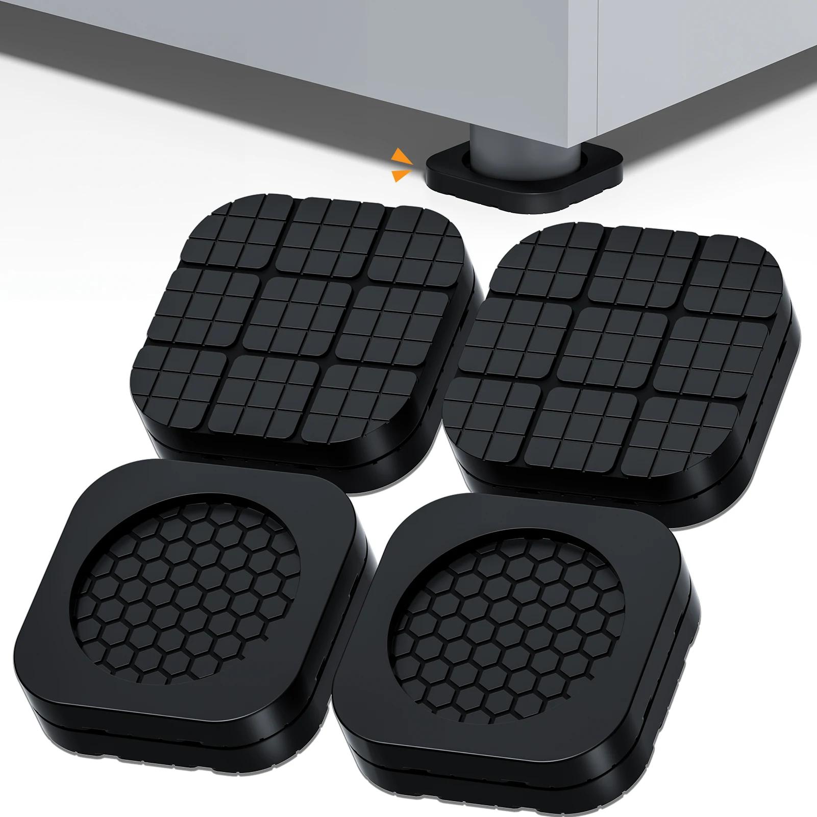 Coussinets de Pieds Anti-Vibration pour Machine à Laver, Polymères Slipstop, Silencieux, Universel, 