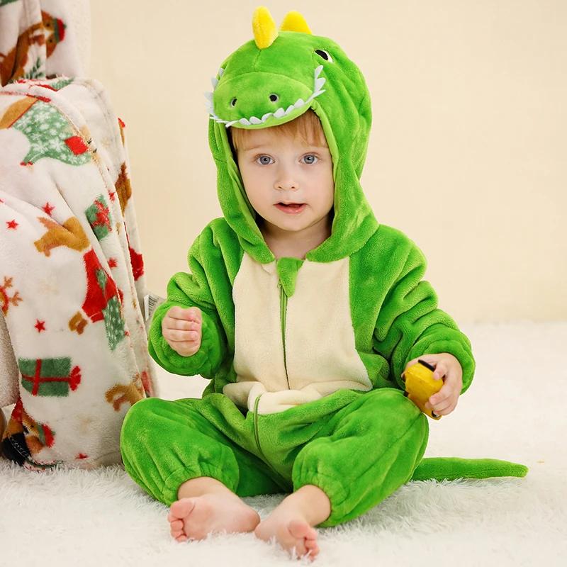 Combinaison de carnaval d'hiver MICHLEY pour bébé, à capuche, en flanelle, costume de cosplay pour t