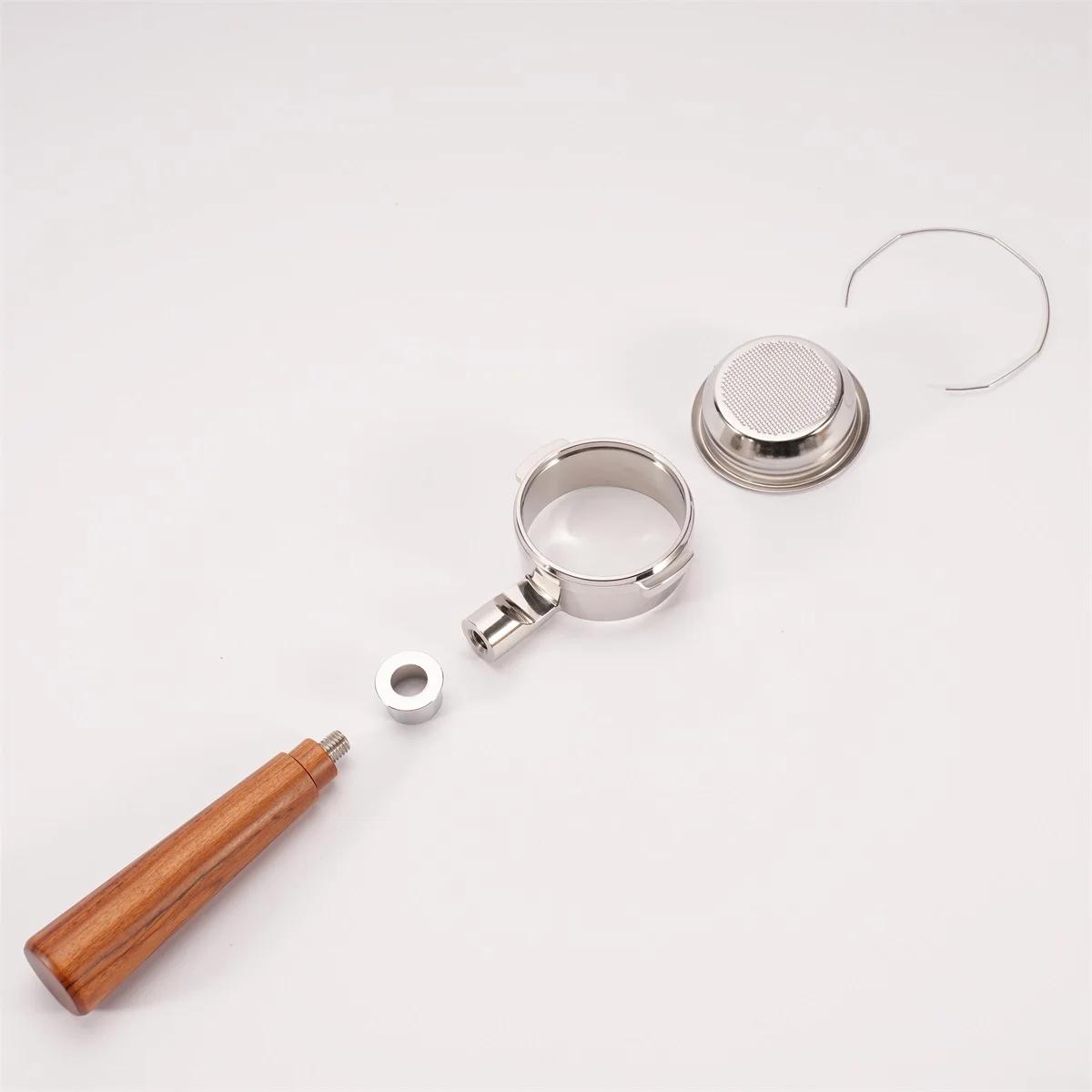 Portafiltre sans fond de 58mm Breville BES920/980/990 en acier inoxydable avec panier de 2 tasses po