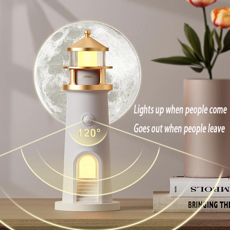 Lampe lunaire Projection phare lampes veilleuse télécommande Bluetooth musique capteur de mouvement 