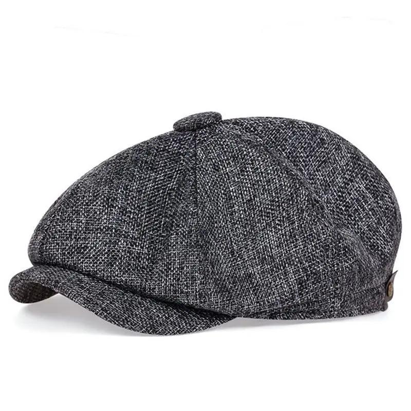Hommes décontracté gavroche chapeau printemps automne rétro béret chapeaux sauvage chapeaux décontra