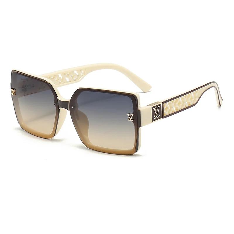 Nouvelle boîte de mode de luxe lunettes de soleil dames lunettes de soleil pare-soleil haute sens