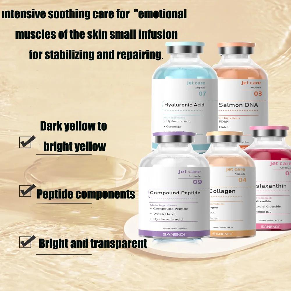 Ampoule de soin pour le visage, Essence PDRN, saumon, oxygène, tige cellulaire, blanchissant, Anti-â