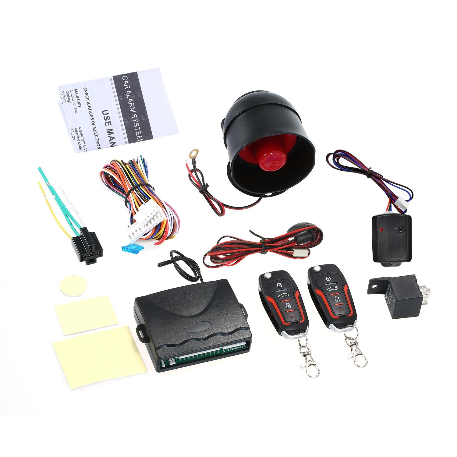Système de sécurité universel pour voiture, alarme anti-cambriolage automatique, télécommande, serru
