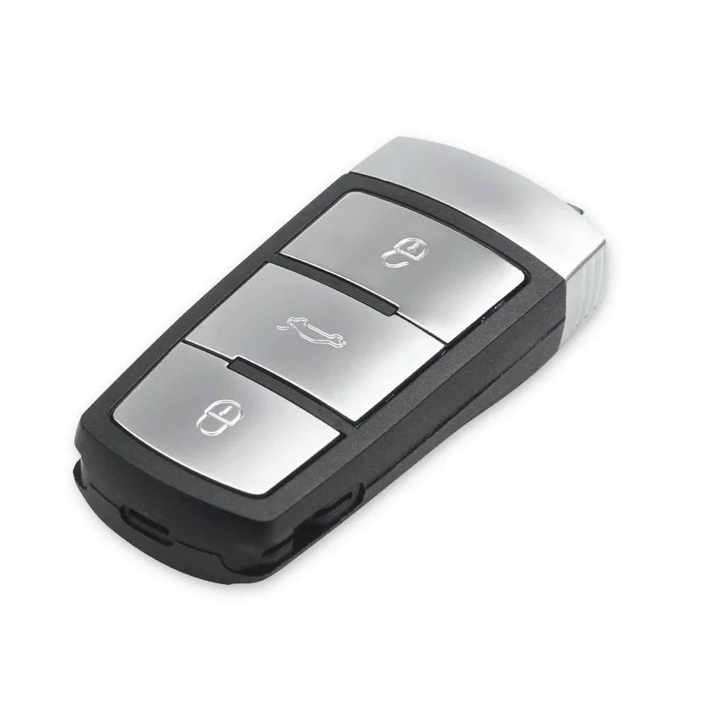KEYYOU – clé télécommande de voiture, 434/433Mhz, puce ID48, pour VW, Volkswagen Passat B6 3C B7 Mag