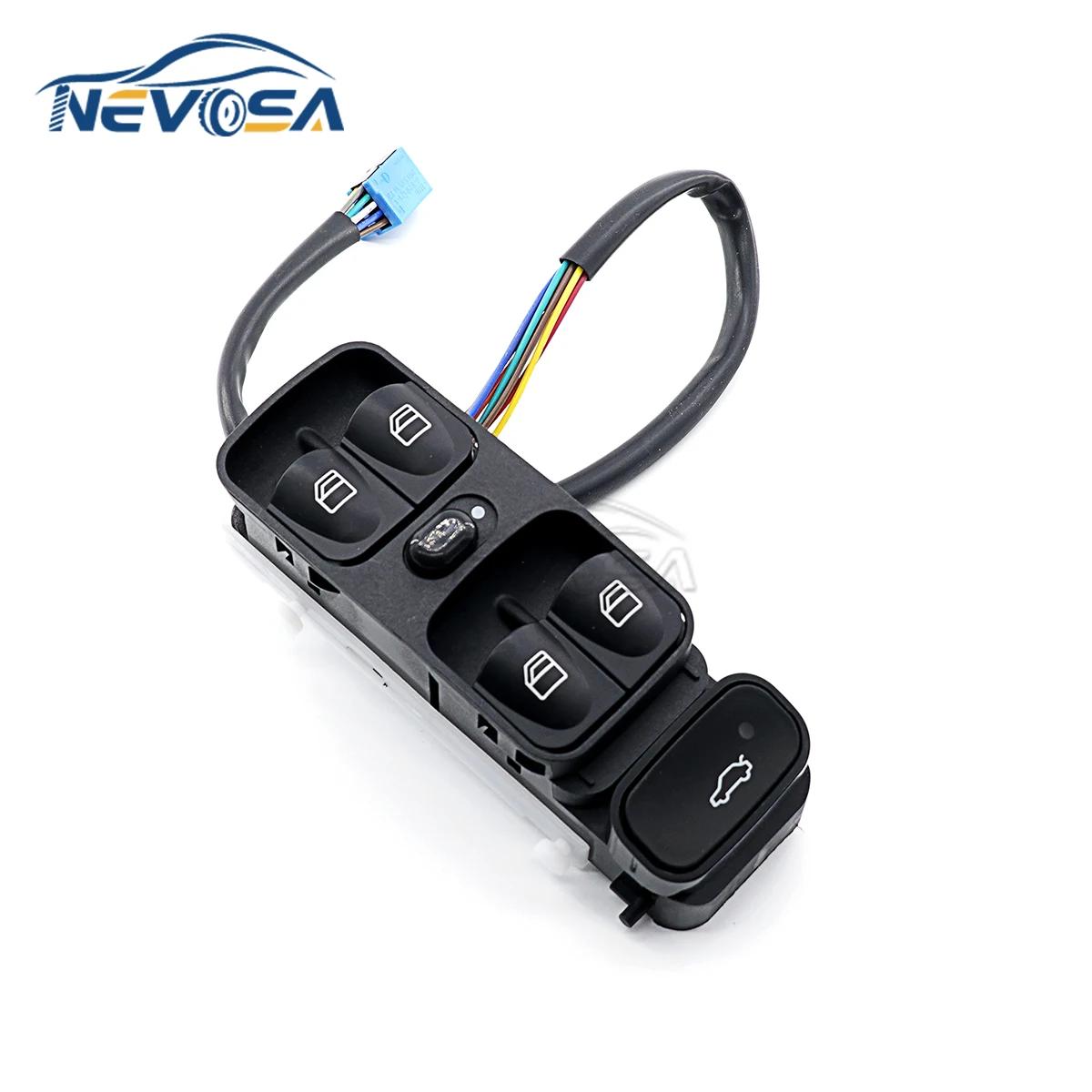 NEVOSA A 2098203410   Interrupteur de fenêtre de commande électrique, pour MERCEDES classe C W203 C1