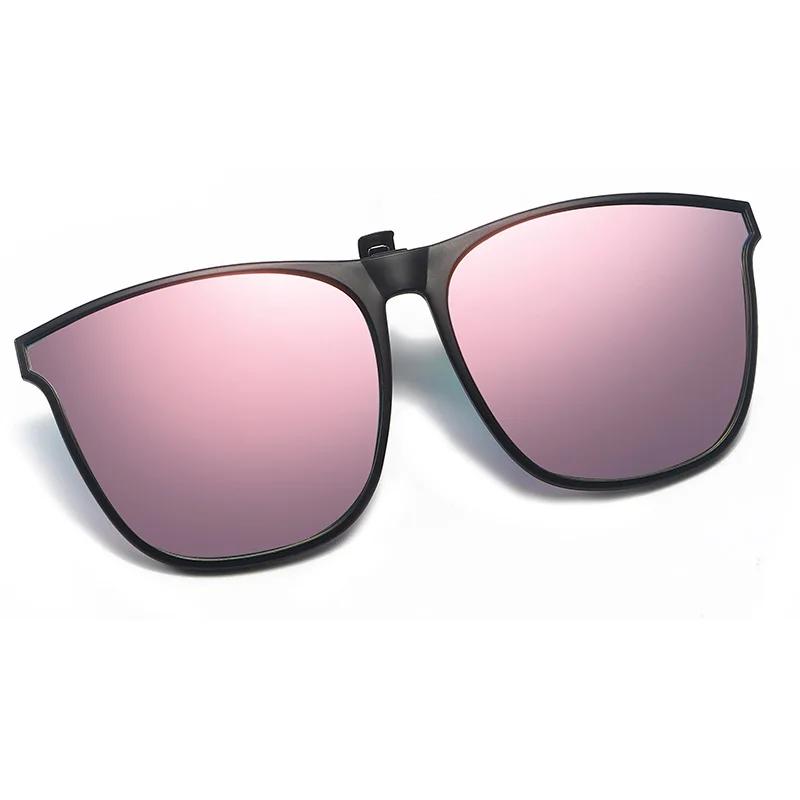 Lunettes de soleil polarisées à Clip pour hommes et femmes, pour conducteur de voiture, Vision noctu