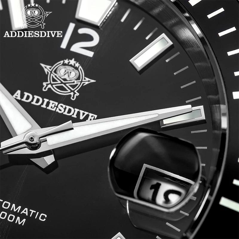 ADDIESDIVE nouvelle montre de plongée cadeau hommes 8215 automatique saphir AR revêtement verre céra