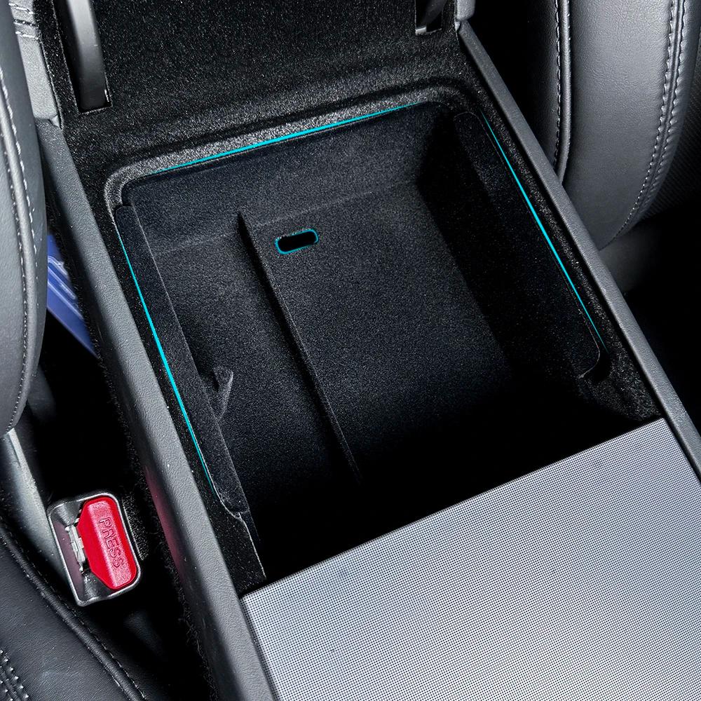 Boîte de rangement pour accoudoir de Console Tesla, nouveau modèle Y Launch Juniper 2025 modèle 3 Hi