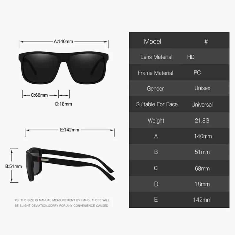 Lunettes de soleil carrées vintage pour hommes et femmes, lunettes de soleil de créateur, lunettes d